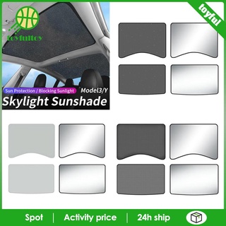 [ M1-Toy] ม่านบังแดดด้านหน้า และหลัง สําหรับ Tesla Model 3 Y Window Shade Starry Sky