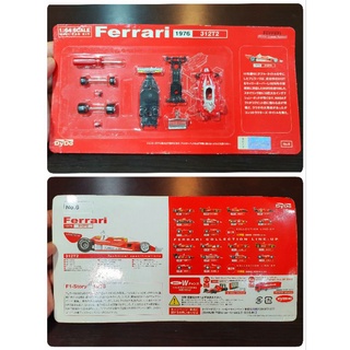 FERRARI 312T2 (1976) Diecast ยี่ห้อKyosho Dydo(1/64)⭐️งานLicenseแท้ Ferrari⭐️สภาพเก่าเก็บสะสมของใหม่ในแพ็ค ของสะสมหายาก