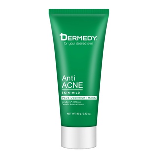 DERMEDY ANTI-ACNE PLUS OVERNIGHT MASK 80g. เดอร์มีดี แอนไท-แอคเน่ พลัส โอเวอร์ไนท์ มาสก์ 80ก.