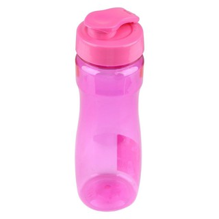 ✨ขายดี✨ ขวดน้ำพลาสติกทรง BODY HOMELIVING ฝากดสีชมพู ภาชนะใส่น้ำและน้ำแข็ง WATER BOTTLE HL PINK