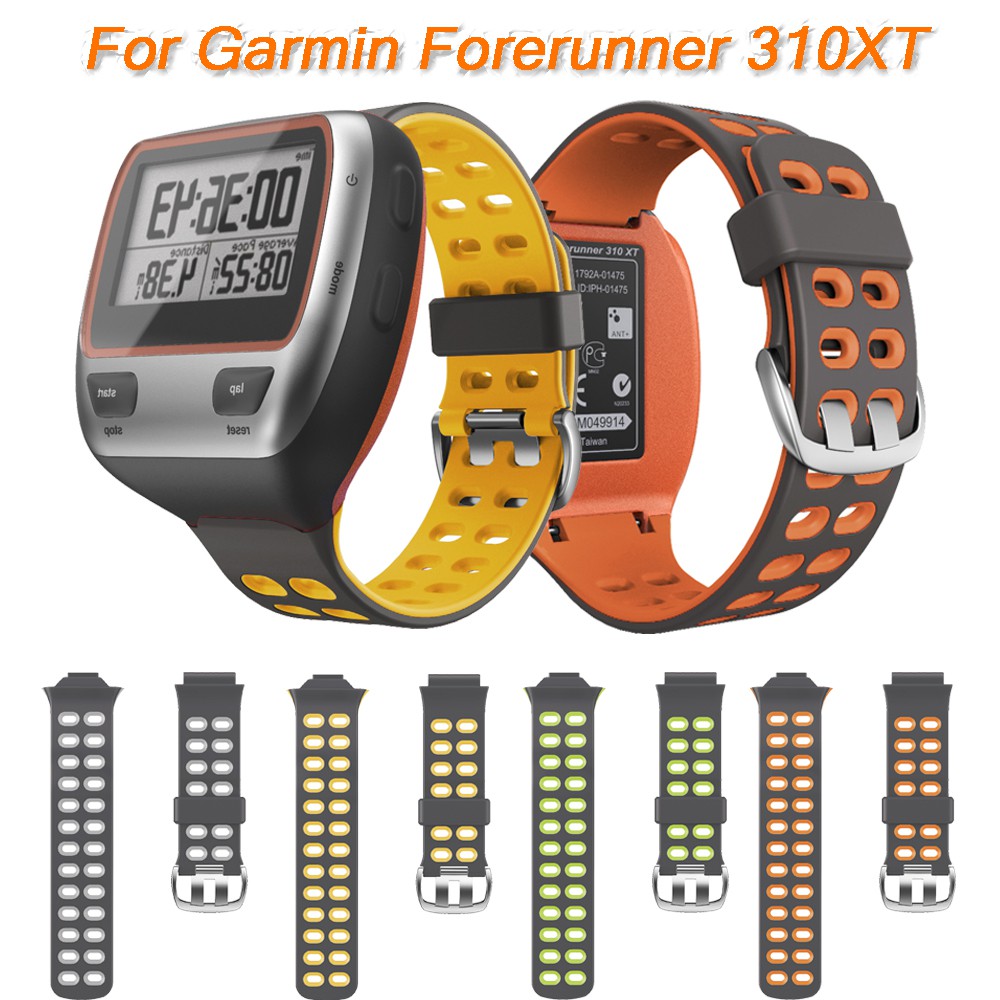 เข้ากันได้กับสายรัด Garmin Forerunner 310XT, การเปลี่ยนสายนาฬิกาซิลิโคนอ่อนนุ่มสําหรับผู้เบิกทาง 310XT Smartwatch