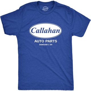 คอลูกเรือเสื้อยืดคอกลม แขนสั้น พิมพ์ลายกราฟฟิค Callahan Auto สําหรับผู้ชายS-5XL