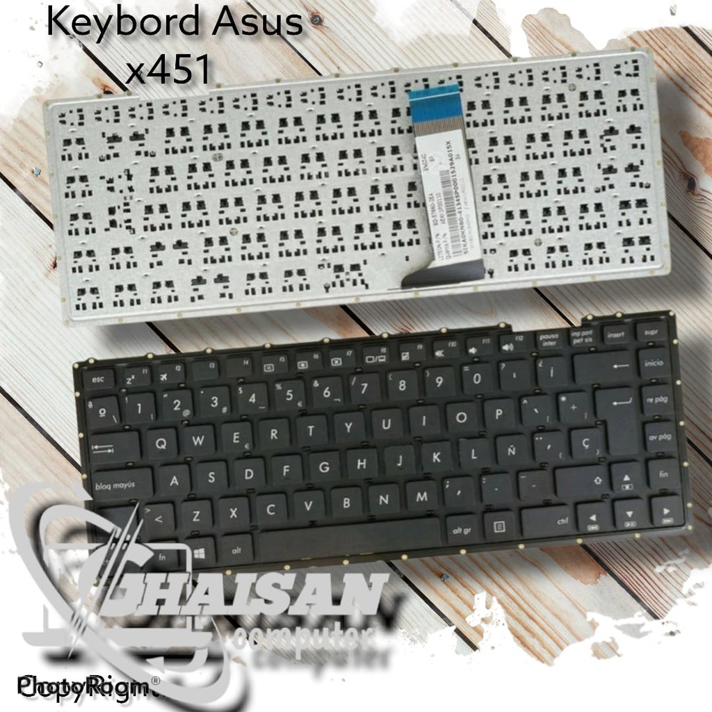 แป้นพิมพ์แล็ปท็อป ASUS X455 X455L X455LA X455LB X455LC X455LD X455LF