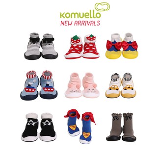 Komuello รองเท้าเด็กหัดเดิน รองเท้าเด็กอ่อน (รวมลาย14ลาย) รองเท้าหัดเดินเกาหลี