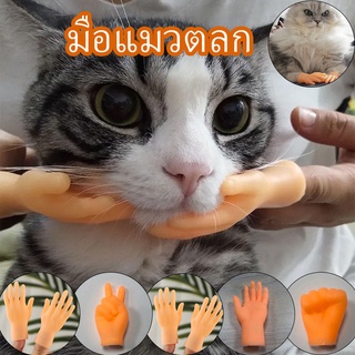 🚚พร้อมส่ง🐱ของเล่นแมว มือจิ๋ว มือปลอม มือจิ๋ว ของเล่นใหม่  ของเล่นแมวตลก น่ารัก