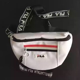 FILA กระเป๋าคาดอก outlet สไตล์เกาหลี