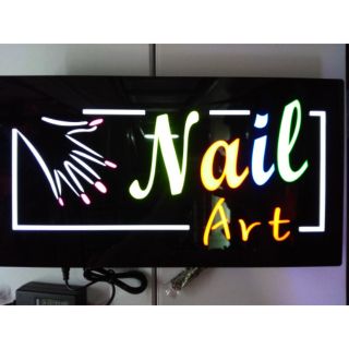 ป้ายไฟ อะคริลิคกันน้ำ Nail  Art