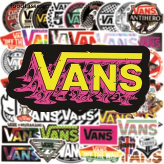 Fty สติกเกอร์ VANS กันน้ํา สําหรับติดตกแต่งแล็ปท็อป จักรยาน กระเป๋าเดินทาง สเก็ตบอร์ด รถยนต์ 50 ชิ้น