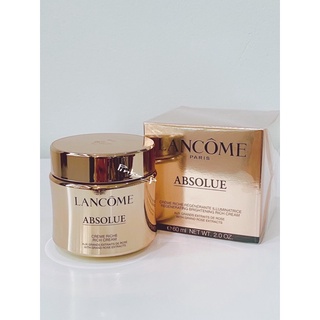 ไนท์ครีม  สูตรยกกระชับ-ปรับผิวเนียนกระจ่างใส-(ท็อป) Lancome Absolue / Brightening Rich Cream/ 60 ml