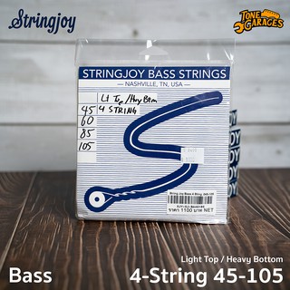 Stringjoy Bass 4-String Light Top/Heavy Bottom 45-105 สายเบส