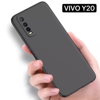 [ส่งจากไทย] Case Vivo Y20 เคสโทรศัพท์ วีโว่ เคส VIVO Y20  Y20 iเคสนิ่ม tpu เคสสีดํา เคสซิลิโคน สวยและบาง