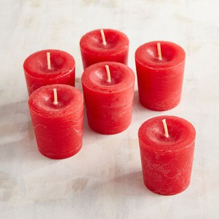 เทียน VOTIVE กลิ่น APPLE CINNAMON 6 ชิ้นต่อแพ็ค