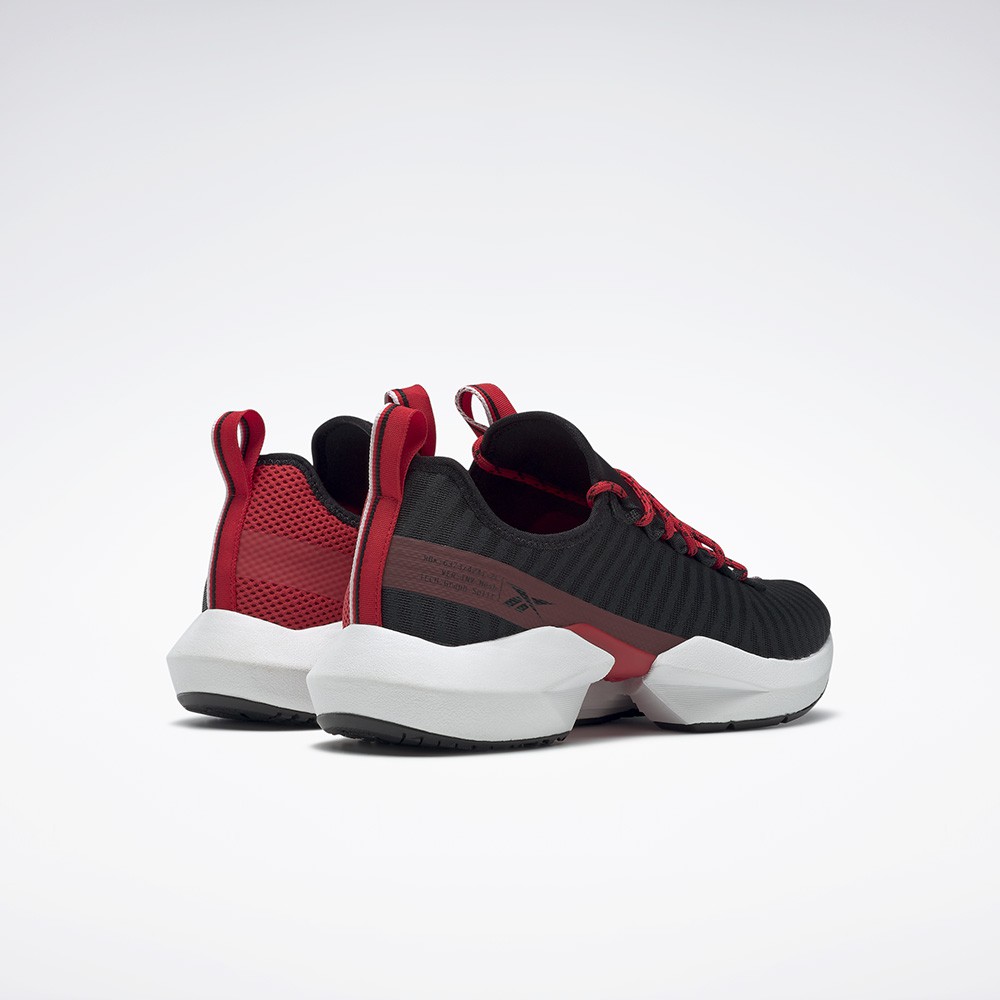 REEBOK : รองเท้ากีฬา UNISEX รุ่น SOLE FURY สี black/vector red/white