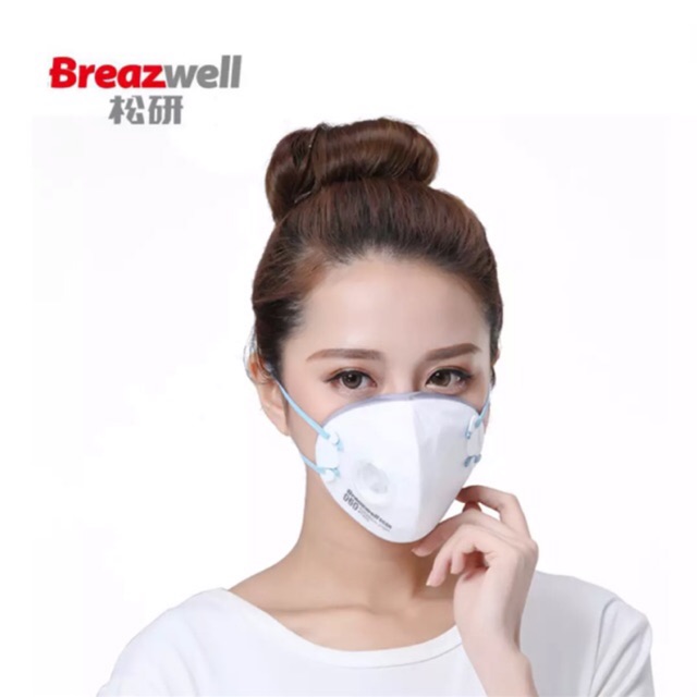 【พร้อมส่ง】🔥N95 Breazwell Mask 3M หน้ากาก รุ่นใหม่ หน้ากากอนามัย สไตล์เกาหลี มีวาล์วระบายอากาศ ผ้าปิดปาก รูปแบบสวยศีรษะ