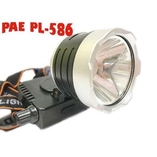  ไฟฉายคาดหัว กันน้ำ ไฟฉาย รุ่น PAE PL-586 แสงสีขาว/เหลือง ไฟฉายคาดศรีษะ ยี่ห้อ PL ใช้งานลุยฝน LED