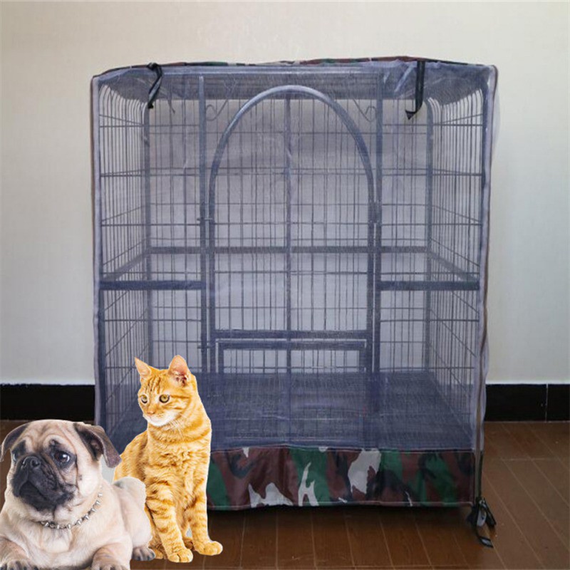♟☂Pet Dog Tent Cover Breathable Pet Cage Mosquito Net Cover Waterproof