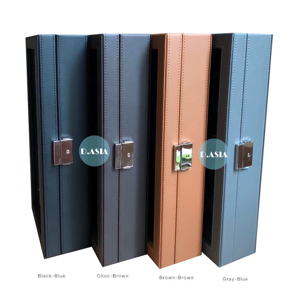 กล่องแว่นตา 6 ช่อง สวยหรู พรีเมี่ยม วัสดุดี กล่องหนัง กำมะหยี่ Sunglasses Storage box CHRV6_L_K ราคา ถูกที่สุด ดีลบีเคเค แกลเลอรีภาพที่ 5