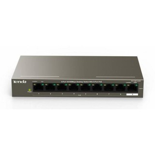 TENDA TND-TEF1109P-8-63W POE Switch 9 Port 100Mbps จ่ายไฟ POE 802.3af 8 Port รวม 63W