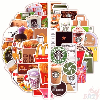 ❉ Starbucks &amp; McDonalds สติ๊กเกอร์ ❉ 50Pcs/Set Fashion DIY Mixed Doodle Decals สติ๊กเกอร์