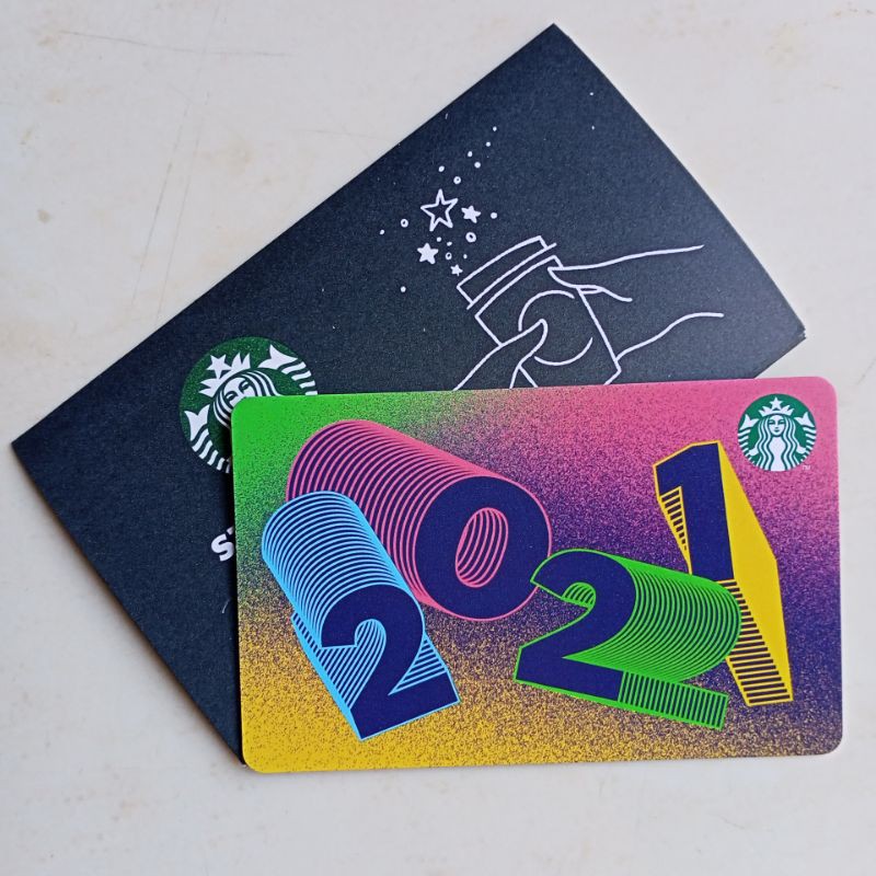 Starbucks Card บัตรสตาร์บัคส์ มูลค่า 300 บาท ยังไม่ขูดรหัส