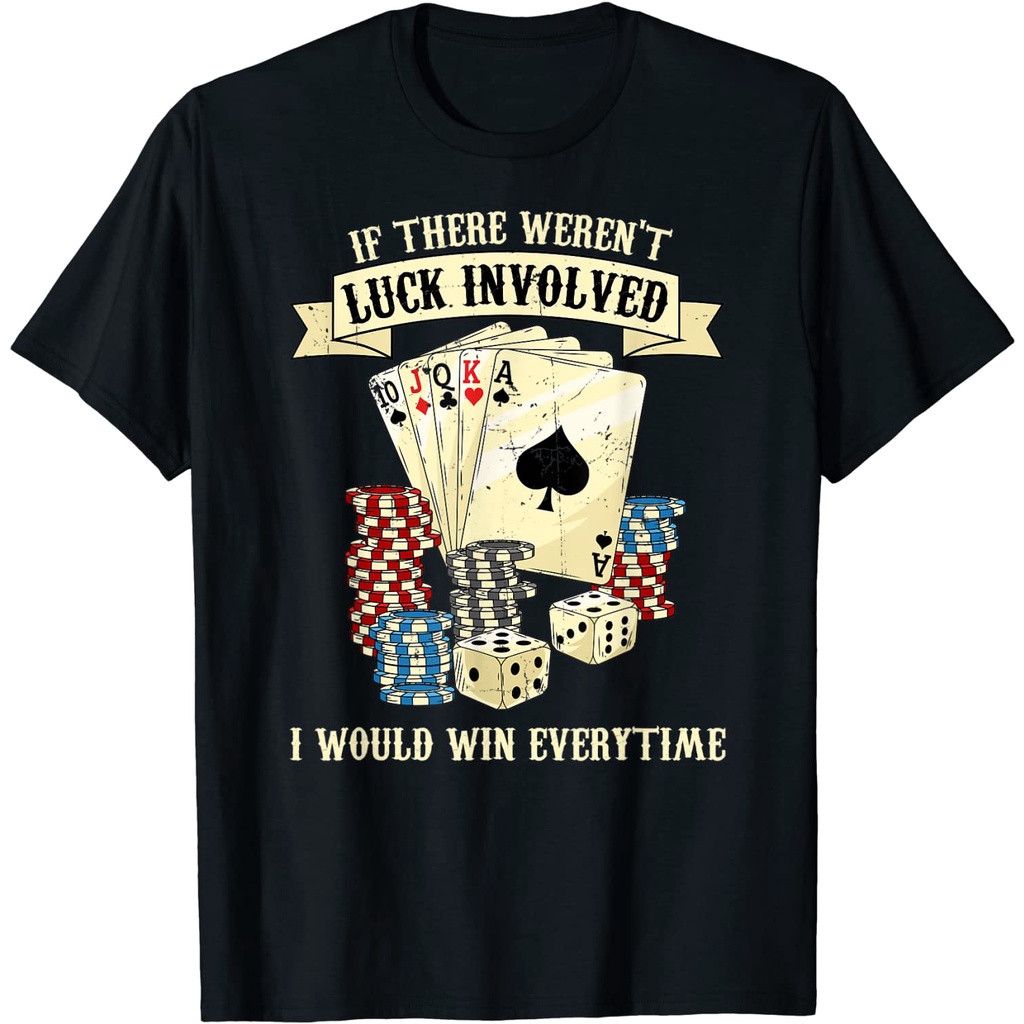 เสื้อ Adult Poker Texas HoldEm - เสื้อยืด Gambling Casino Gambler Poker