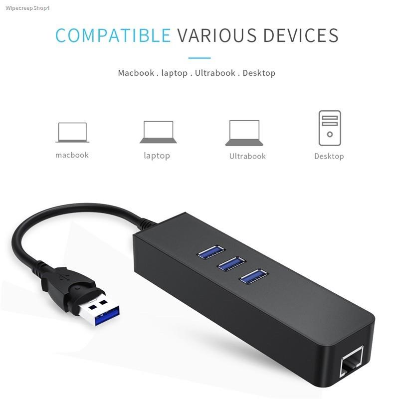 Hub Adattatore Di Rete USB 3.0 Gigab Ethernet Lan RJ45 A 3 - Foto 11