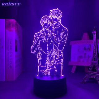 โคมไฟกลางคืน Led ลายการ์ตูนอนิเมะ Dakaretai Otoko 1-i Ni Odosarete Imasu+W*Y 3d สําหรับตกแต่งห้องนอน ของขวัญวันเกิด