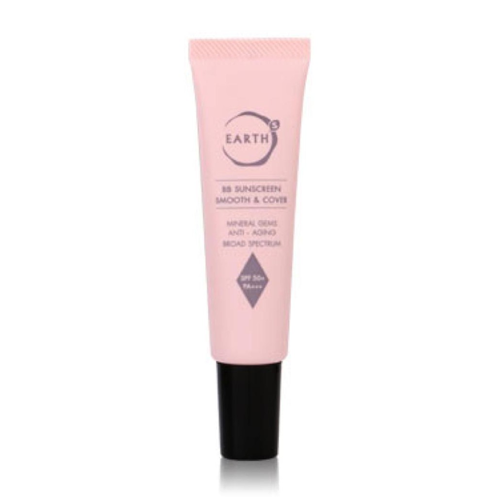 EARTH BB Sunscreen Smooth & Cover SPF50+/PA+++ 14g. #Nude Beige ครีมกันแดด เนื้อบีบี นู้ดเบจ