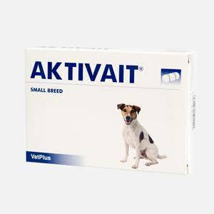 Aktivait Small Breed แอคติเวท อาหารเสริมไขมันสำหรับสุนัขพันธุ์เล็กอายุ 7 ปีขึ้นไป บรรจุ 60 แคปซูล