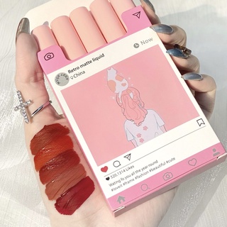 พร้อมส่ง ลิป มินิ เซต5สี Lipstick Mood Recipe Lip Color Mini Kit