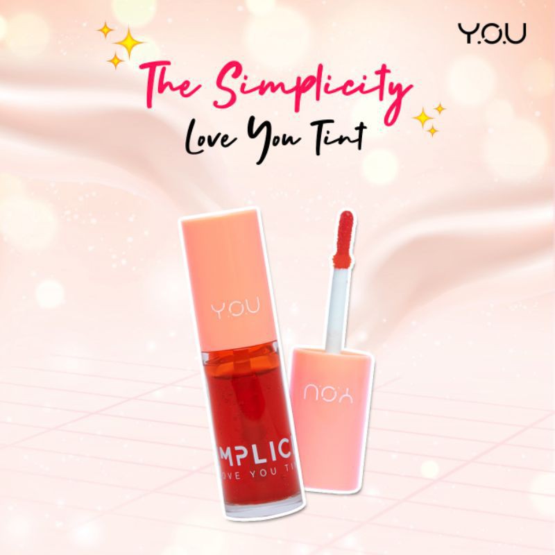 Y.O.U The Simplicity Love You Tint วาย โอ ยู เลิฟ ยู ทินท์ 4 เฉดสี