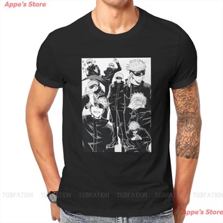 Appes Store New Jujutsu Kaisen Anime Gojo เสื้อยืดลําลองสําหรับผู้ชายผู้หญิงแขนสั้นคอกลมขนาดพลัส เสื้อยืดอนิเมะญี่ปุ่น