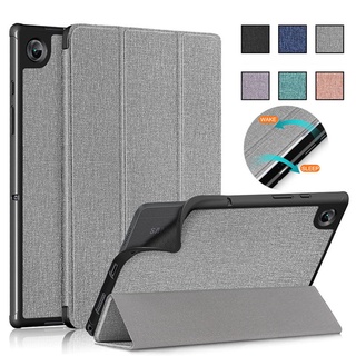 เคสแท็บเล็ต แบบพับสามทบอัตโนมัติ สําหรับ Samsung Galaxy Tab A8 2022 Case 10.5 นิ้ว SM-X205 SM-X200 X200 X205