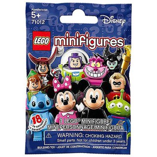 LEGO® Minifigure 71012 The Disney Series 1 เลือกตัวได้ (ไม่เปิดซอง)