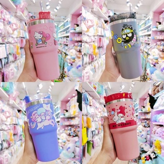 SALE แก้วเก็บความเย็น/กระบอกน้ำเก็บอุณหภูมิ ลายการ์ตูนซานริโอ้ Sanrio 600ml