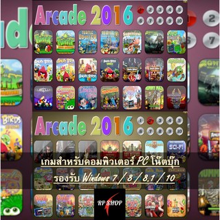 แผ่นเกมคอม รวม Arcade 210 เกม สุดมัน น่าสะสม [2 DVD + USB + ดาวน์โหลด]