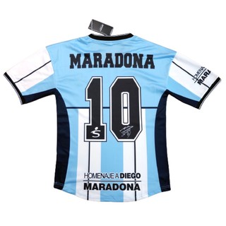 Argentina Diego Maradona 2001 Testimonial เสื้อบอลย้อนยุคอาร์เจนตินา 2001