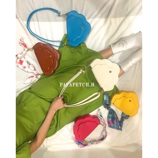 Papapetch - Daisy for you bag กระเป๋าถือ **สีRed / Cotton cream / Rosy pink / Orange พรีออเดอร์7-10วัน