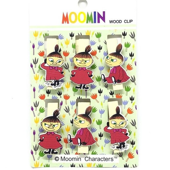 ตัวหนีบการ์ตูน Moomin มูมิน งานลิขสิทธิ์ Gerolsteiner จากญี่ปุ่น