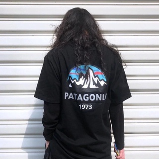 เสื้อยืดแขนสั้น พิมพ์ลาย PATAGONIAINS Patagonia Snow Mountain สไตล์คลาสสิก สําหรับผู้ชาย และผู้หญิงS-5XL