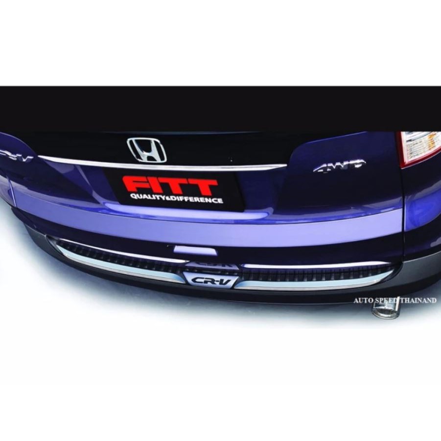 FITT กันรอยกันชนท้าย Rear Bumper Step Cover Honda CRV 2012 #8110