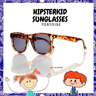 Hipsterkid แว่นกันแดดสำหรับเด็ก รุ่น Wayfarer Golds สี Tortoise ไซด์ 0-2 และ 3-6 ขวบ