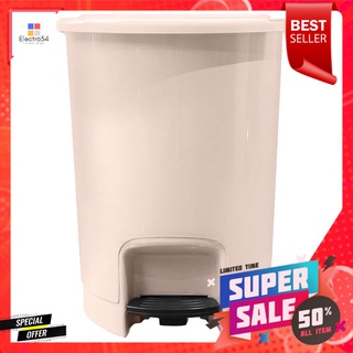 ถังขยะเหยียบกลม ACCO PASTEL 542 ขนาด 12L สีเบจROUND DUSTBIN PEDAL ACCO PASTEL 12L BEIGE