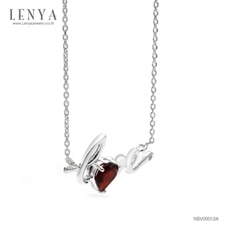 Lenya Jewelry สร้อยเงินแท้ 925 รูปตัวอักษร LOVE ดีไซน์ทันสมัยให้ความรู้สึกโดดเด่นและเป็นที่รักในทุกสถานการณ์