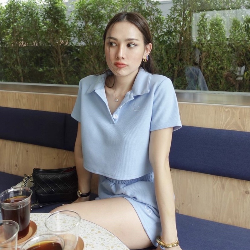 maylinda set สีฟ้า จากร้าน loonnystore