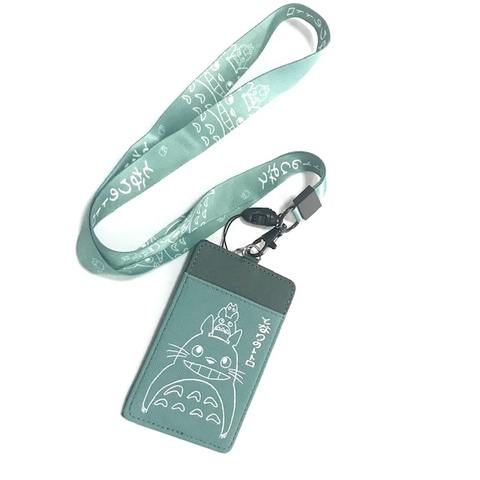 TOTORO G  ที่ใส่บัตร พร้อมสายคล้องคอ ลาย TOTORO G  งานดี สวยงาม สำหรับ บัตร 6x8 cm8118