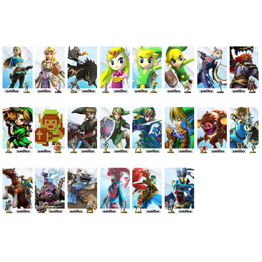 Amiibo Card ชุด Zelda / ครบ ชุด 22 ใบ