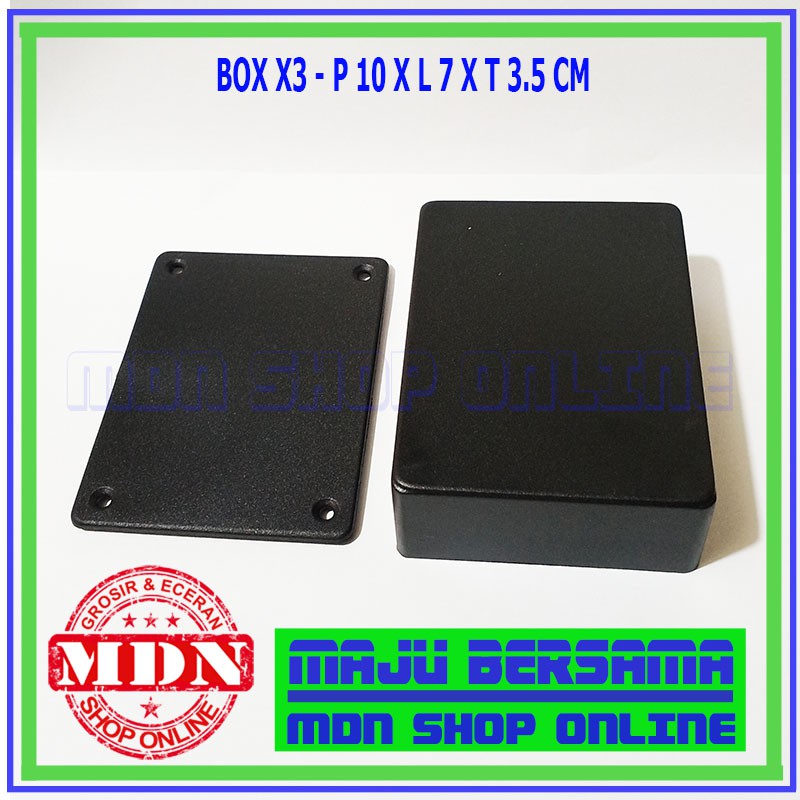 กล่อง X3 - กล่องพลาสติก P10 x W7 x W3.5 Cm