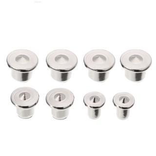 Shiyin 8pcs Dowel Pins Center Point Set Woodworking Craft Clamp Steel Tools 6/8/10/12mm