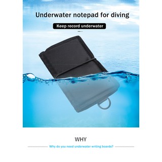 HiTurbo Diving สมุดไดอารี่กันน้ํา Underwater notebook for deep diving